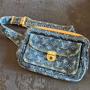 Louis Vuitton Denim Crossbody Bag **Vintage**